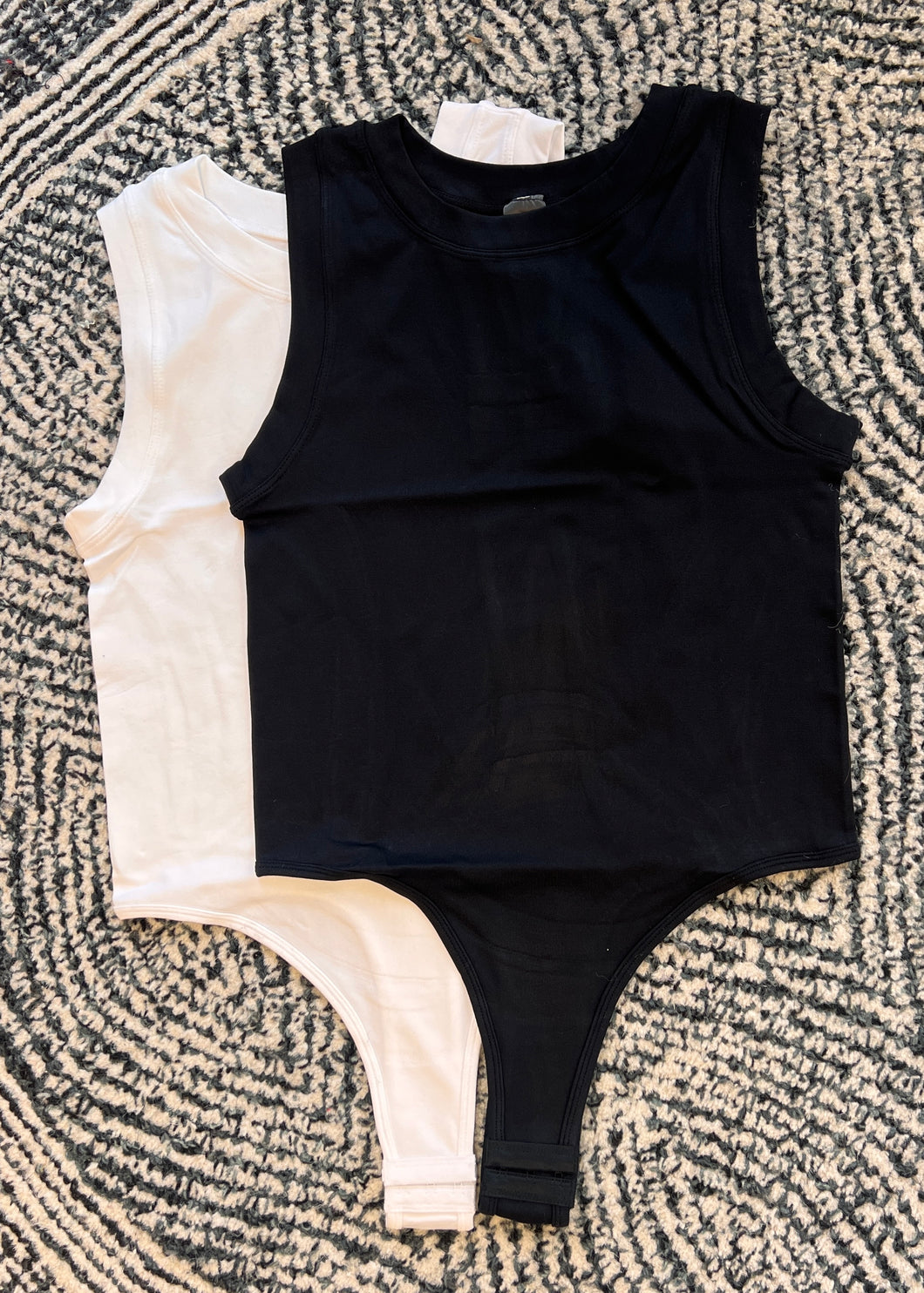 Thick Banded Smooth Bodysuit (2 Colors)