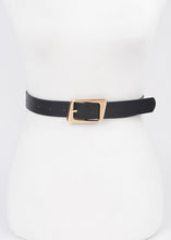 Load image into Gallery viewer, Faux Leather Metal Buckle Belt (2 Colors)
