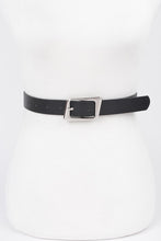 Load image into Gallery viewer, Faux Leather Metal Buckle Belt (2 Colors)
