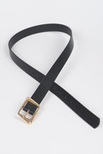 Load image into Gallery viewer, Faux Leather Metal Buckle Belt (2 Colors)

