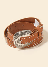 Load image into Gallery viewer, Studded Faux Leather Belt (2 Colors)
