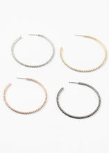 Load image into Gallery viewer, Rhinestone Hoop Earring
