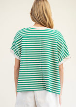 Load image into Gallery viewer, Meg Striped Short Sleeve Top (2 Colors)
