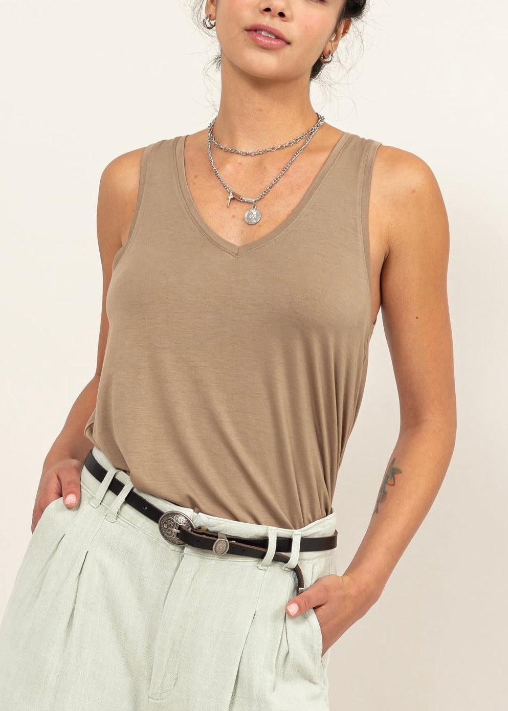 Call Me Yours V Neck Tank (3 Colors)