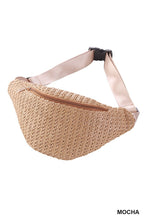 Load image into Gallery viewer, Bondi Straw Woven Crossbody/Belt Bag
