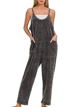 Load image into Gallery viewer, Stevie Washed Overalls (2 Colors)
