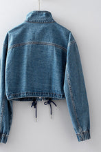 Load image into Gallery viewer, Carla Denim Crop Jacket
