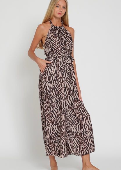 Golden Hour Halter Jumpsuit