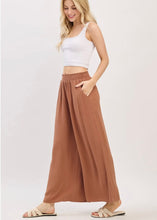 Load image into Gallery viewer, Lily Smocked Waist Wide Leg Pant
