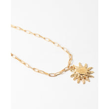 Load image into Gallery viewer, Sunburst Charm Necklace
