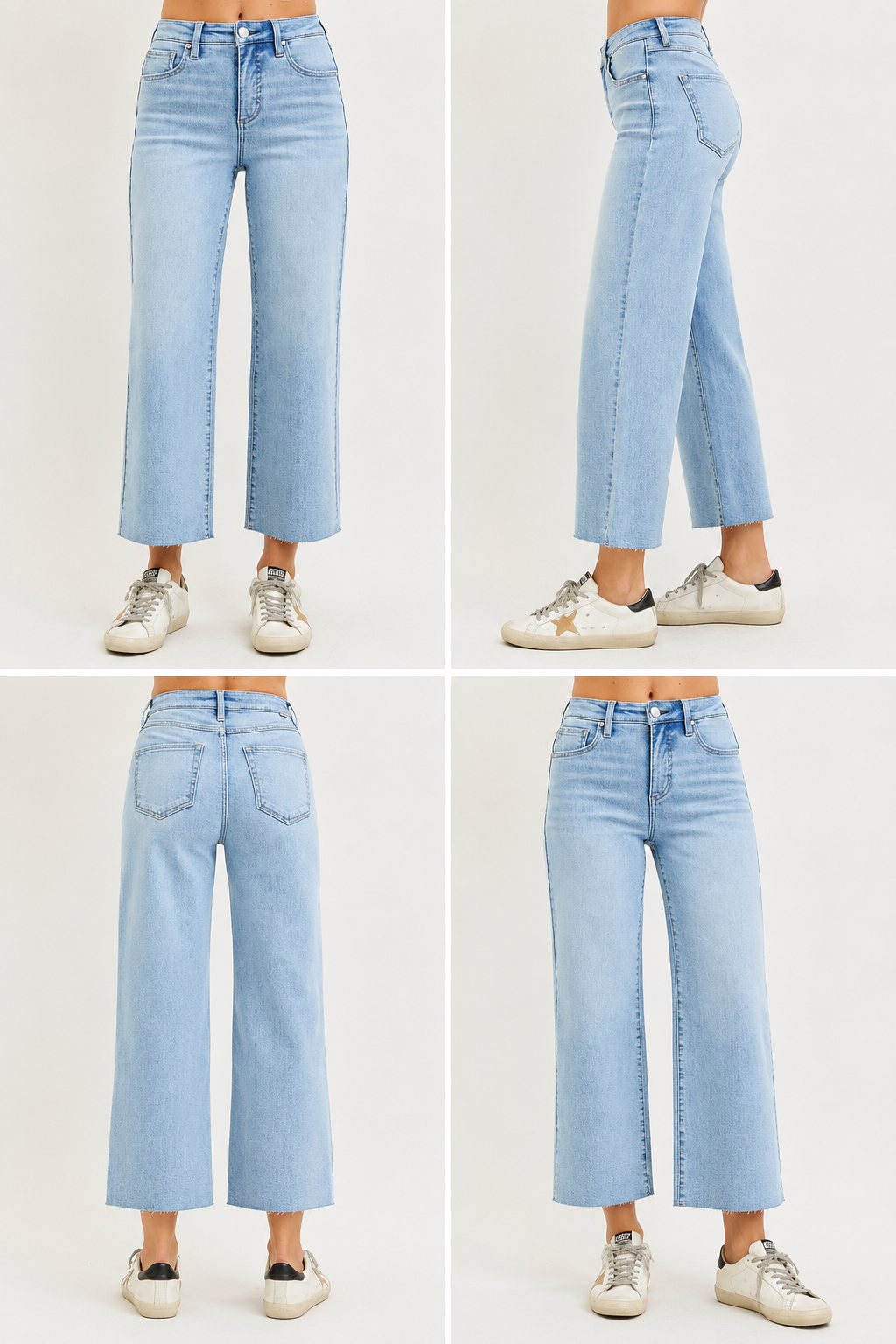 Zara Tummy Control High Rise Crop Jean