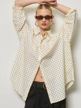 Load image into Gallery viewer, Polka Dot Button Down Shirt
