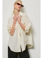 Load image into Gallery viewer, Polka Dot Button Down Shirt
