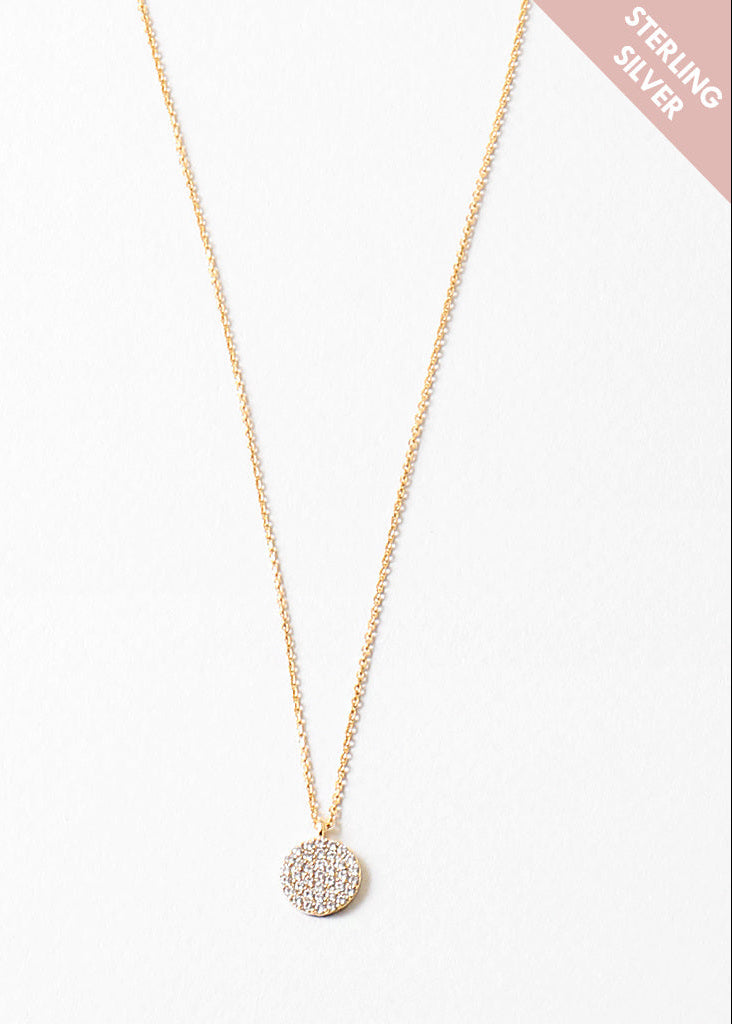 The Elise Sterling Silver Sparkle Necklace