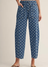 Load image into Gallery viewer, The Polka Dot Denim Pant
