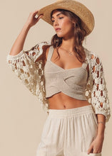 Load image into Gallery viewer, Crochet Shrug Cardigan

