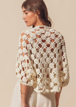 Load image into Gallery viewer, Crochet Shrug Cardigan
