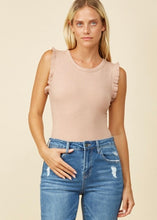 Load image into Gallery viewer, Harper Ribbed Ruffle Bodysuit (2 Colors)
