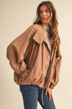 Load image into Gallery viewer, Delphine Light Weight Bubble Hem Jacket
