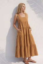 Load image into Gallery viewer, Rowan Tiered Flare Midi Dress

