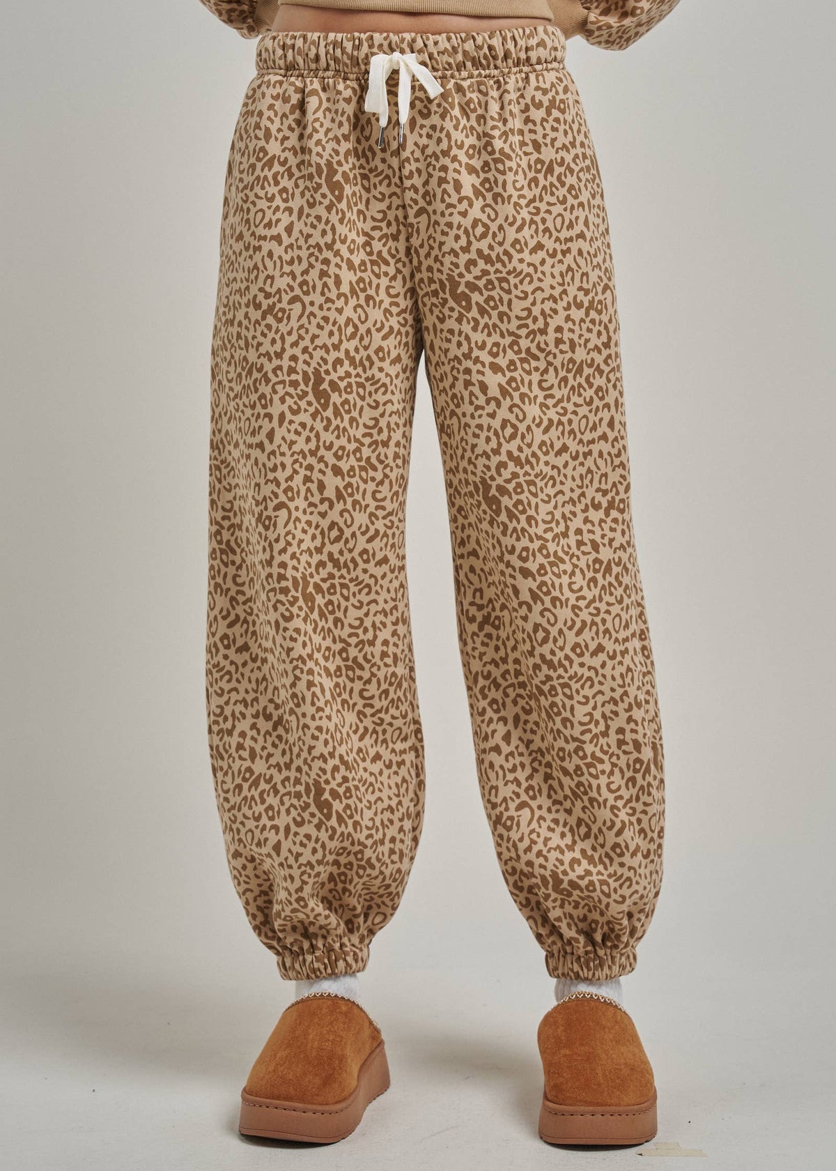 Wild Side Leopard Joggers