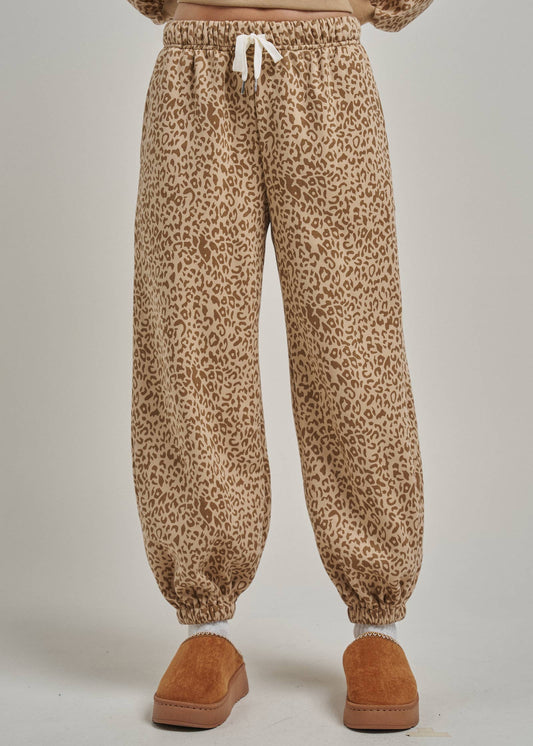 Wild Side Leopard Joggers
