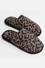 Load image into Gallery viewer, Leopard Print Fuzzy Slippers (3 Colors)
