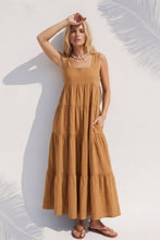 Load image into Gallery viewer, Rowan Tiered Flare Midi Dress
