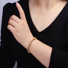 Load image into Gallery viewer, 24K Gold Filled Knotted Rope Cuff Bracelet | WA-2518
