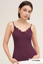 Load image into Gallery viewer, Olivia Lace Trim V-Neck Cami (5 Colors)
