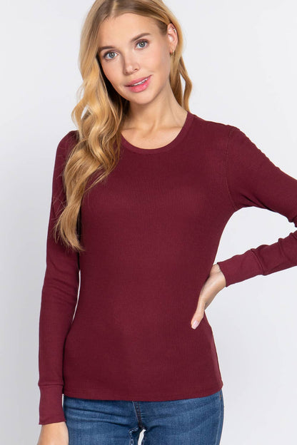 The Weekend Thermal Crew Neck (5 Colors)