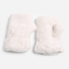 Load image into Gallery viewer, Faux Fur Fingerless Gloves
