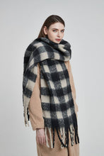 Load image into Gallery viewer, Plaid Tassel Scarf
