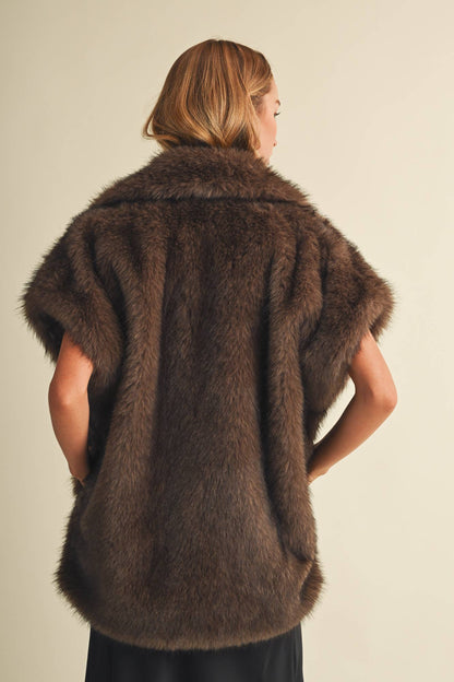 The Lux Faux Fur Vest