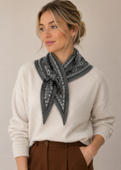 Handkerchief Pull Through Scarf (4 Colors)