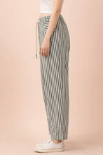 Load image into Gallery viewer, Shoreline Striped Barrel Denim Pants
