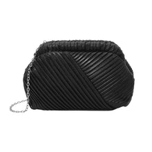 Load image into Gallery viewer, Faux Leather Textured Evening Clutch Crossbody Bag
