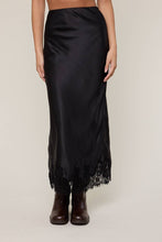 Load image into Gallery viewer, Valerie Lace Satin Midi Skirt (2 Colors)
