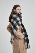 Load image into Gallery viewer, Plaid Tassel Scarf
