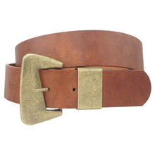 Load image into Gallery viewer, Angled Flat Buckle Belt (2 Colors)
