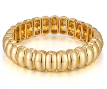 Load image into Gallery viewer, 14K Gold Madame Stretch Bracelet
