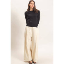 Load image into Gallery viewer, Crew Neck Sweater With Ribbed Hem (2 Colors)
