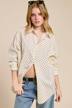 Load image into Gallery viewer, The Dotty Oversized Button-Down
