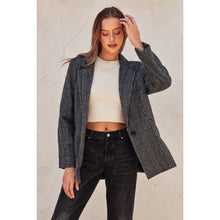 Load image into Gallery viewer, Checks out Boyfriend Blazer
