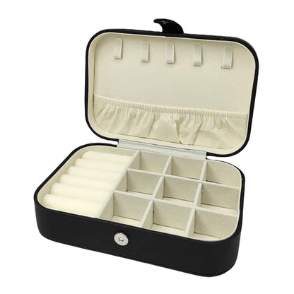 Faux Leather Portable Jewelry Box (3 Colors)