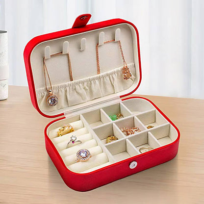Faux Leather Portable Jewelry Box (3 Colors)