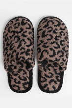 Load image into Gallery viewer, Leopard Print Fuzzy Slippers (3 Colors)
