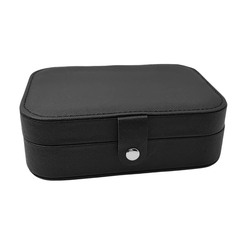 Faux Leather Portable Jewelry Box (3 Colors)