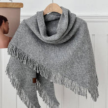 Load image into Gallery viewer, The Fringe Affair Knit Shawl (5 Colors)
