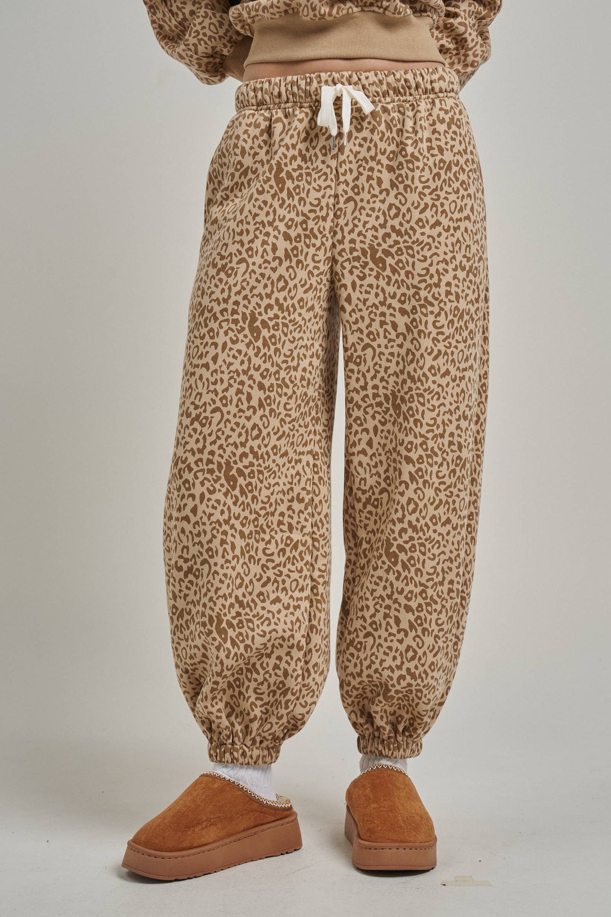 Wild Side Leopard Joggers